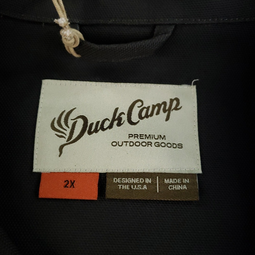Duck Camp Brush Jacket Mens 2XL XXL Gray Relaxed Fit Outdoor Hunting Pockets BS2 - Picture 5 of 11